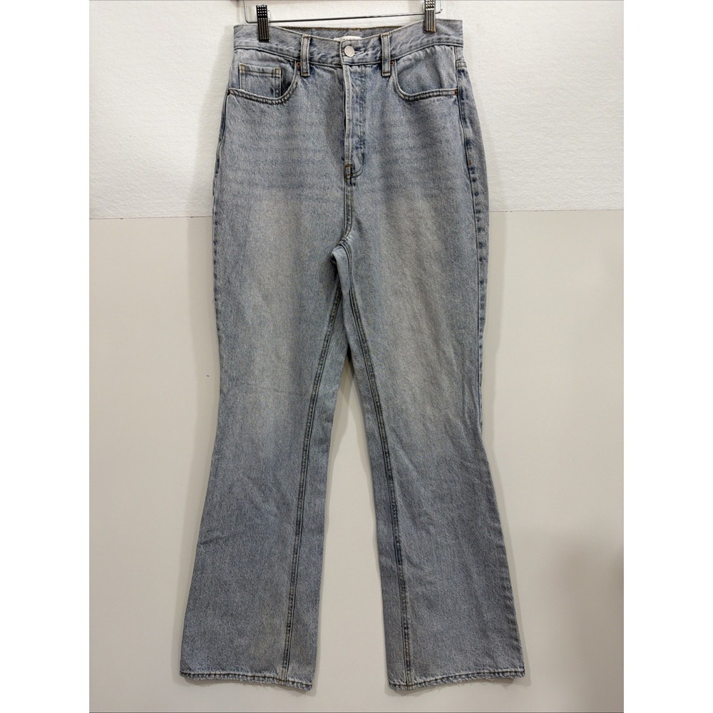 PacSun Stretch High Rise Bootcut Jeans Size 27 Light Wash Button Fly
